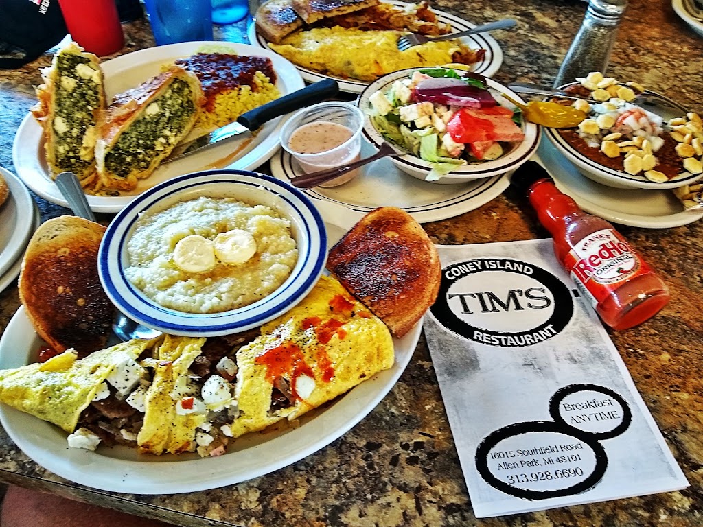 Tims Coney Island Restaurant | 16015 Southfield Rd, Allen Park, MI 48101, USA | Phone: (313) 928-6690