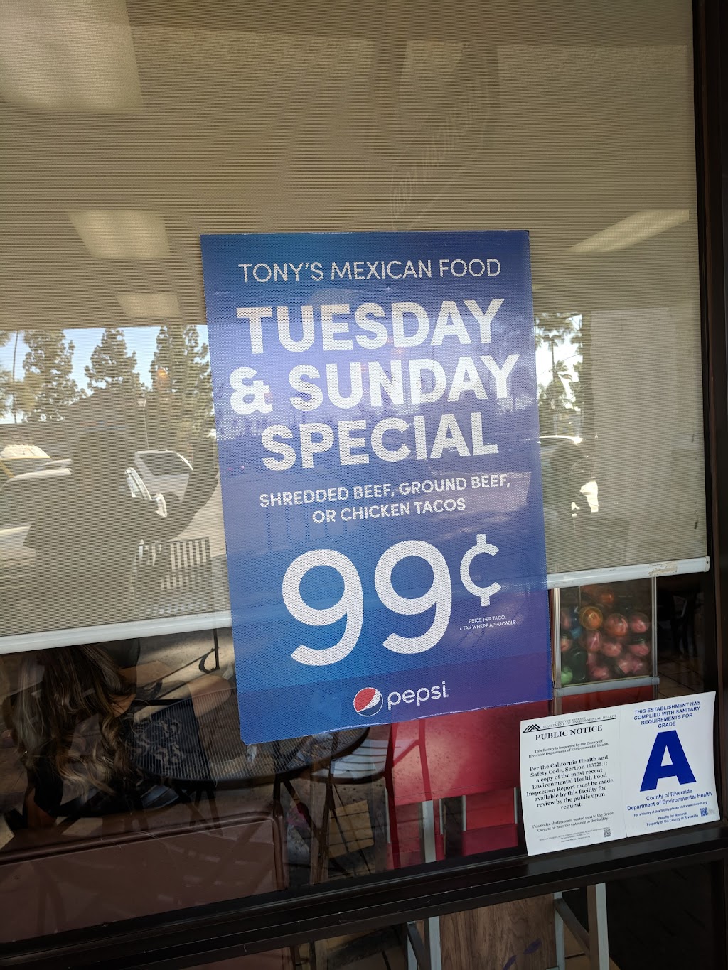 Tonys Mexican Food | 3870 Chicago Ave, Riverside, CA 92507, USA | Phone: (951) 788-4410