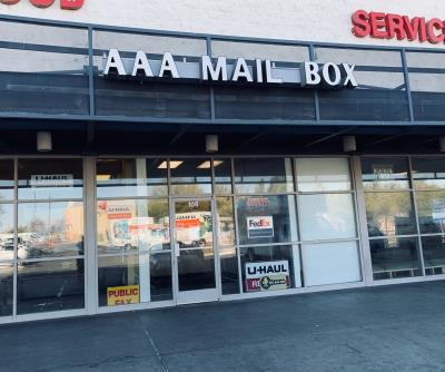 AAA Mailbox and Uhaul | 1155 E Twain Ave #108, Las Vegas, NV 89169, USA | Phone: (702) 733-6604