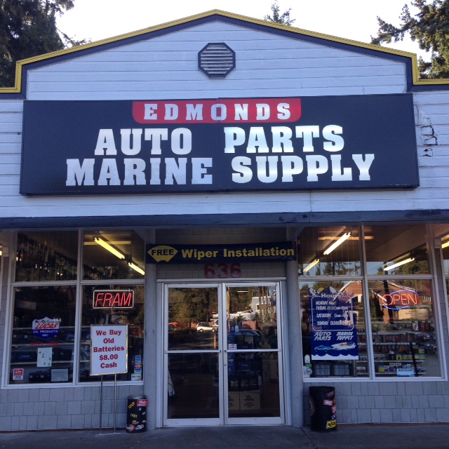 Edmonds Auto Parts Marine Supply | 636 Edmonds Way, Edmonds, WA 98020, USA | Phone: (425) 776-9116