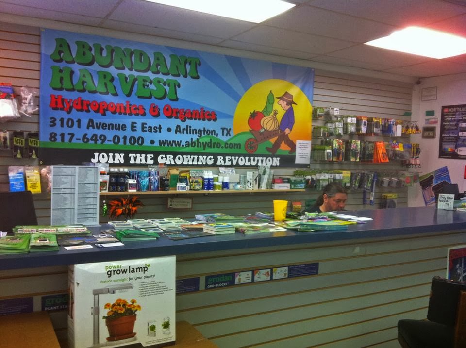 Abundant Harvest Hydroponics & Organics | 3101 Avenue E, Arlington, TX 76011, USA | Phone: (817) 649-0100