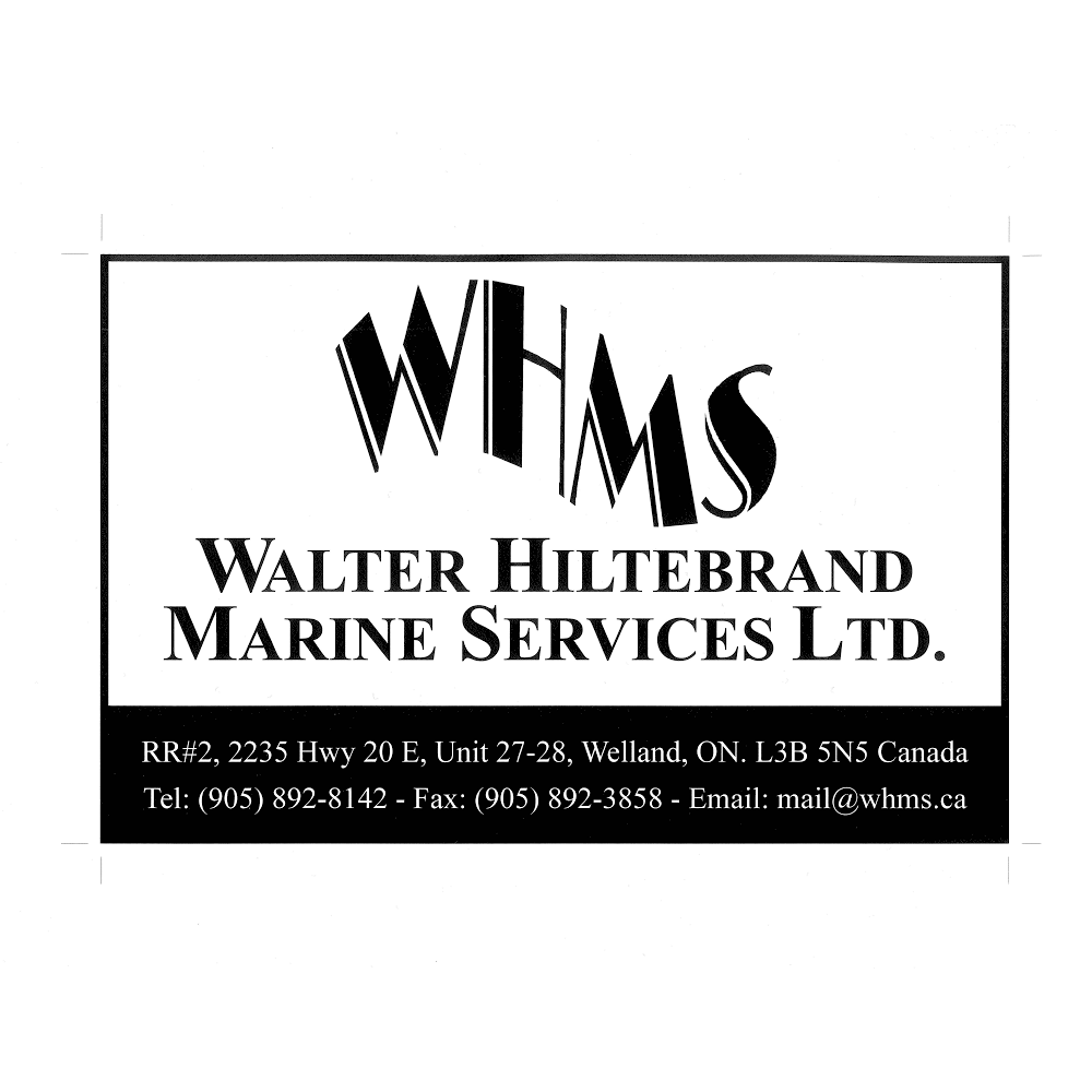 Walter Hiltebrand Marine Services Ltd. | RR #2, 2235 Hwy 20 E, Unit 27-28, Welland, ON L3B 5N5, Canada | Phone: (905) 892-8142