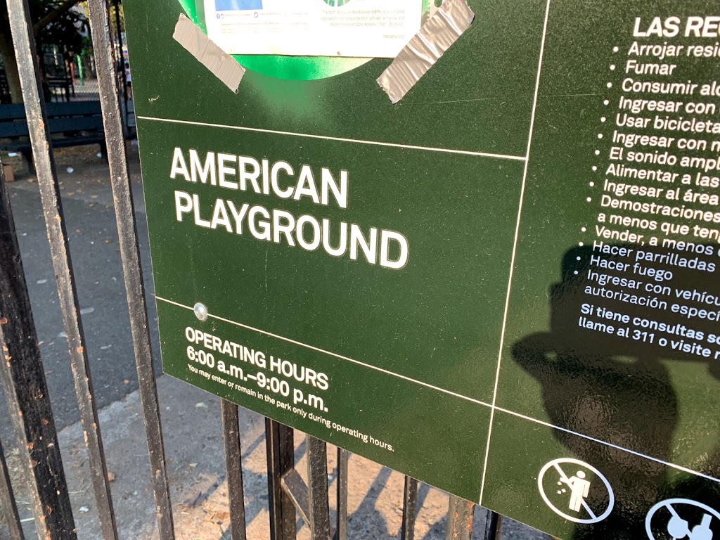 American Playground | Milton St &, Franklin St, Brooklyn, NY 11222, USA | Phone: (212) 639-9675