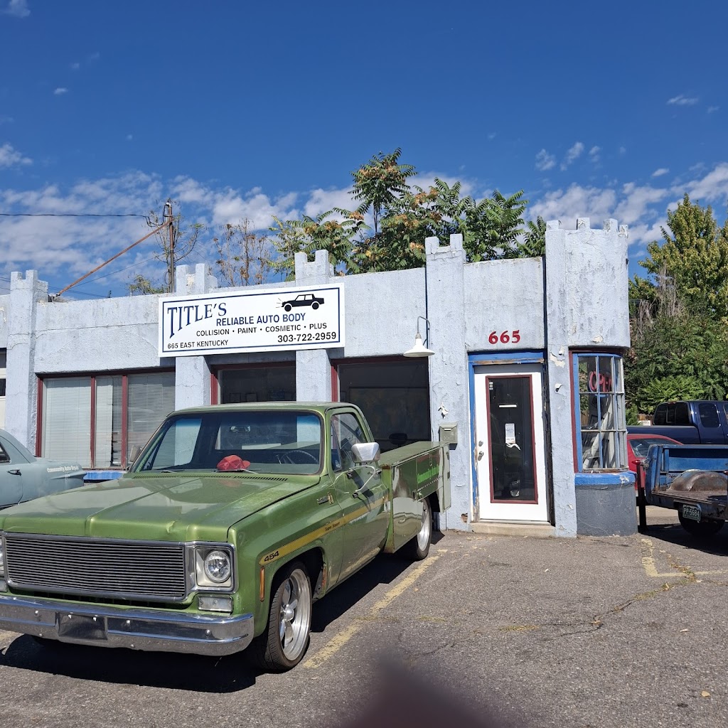 Titles Reliable Auto Body | 661 E Kentucky Ave #665, Denver, CO 80209, USA | Phone: (303) 722-2959