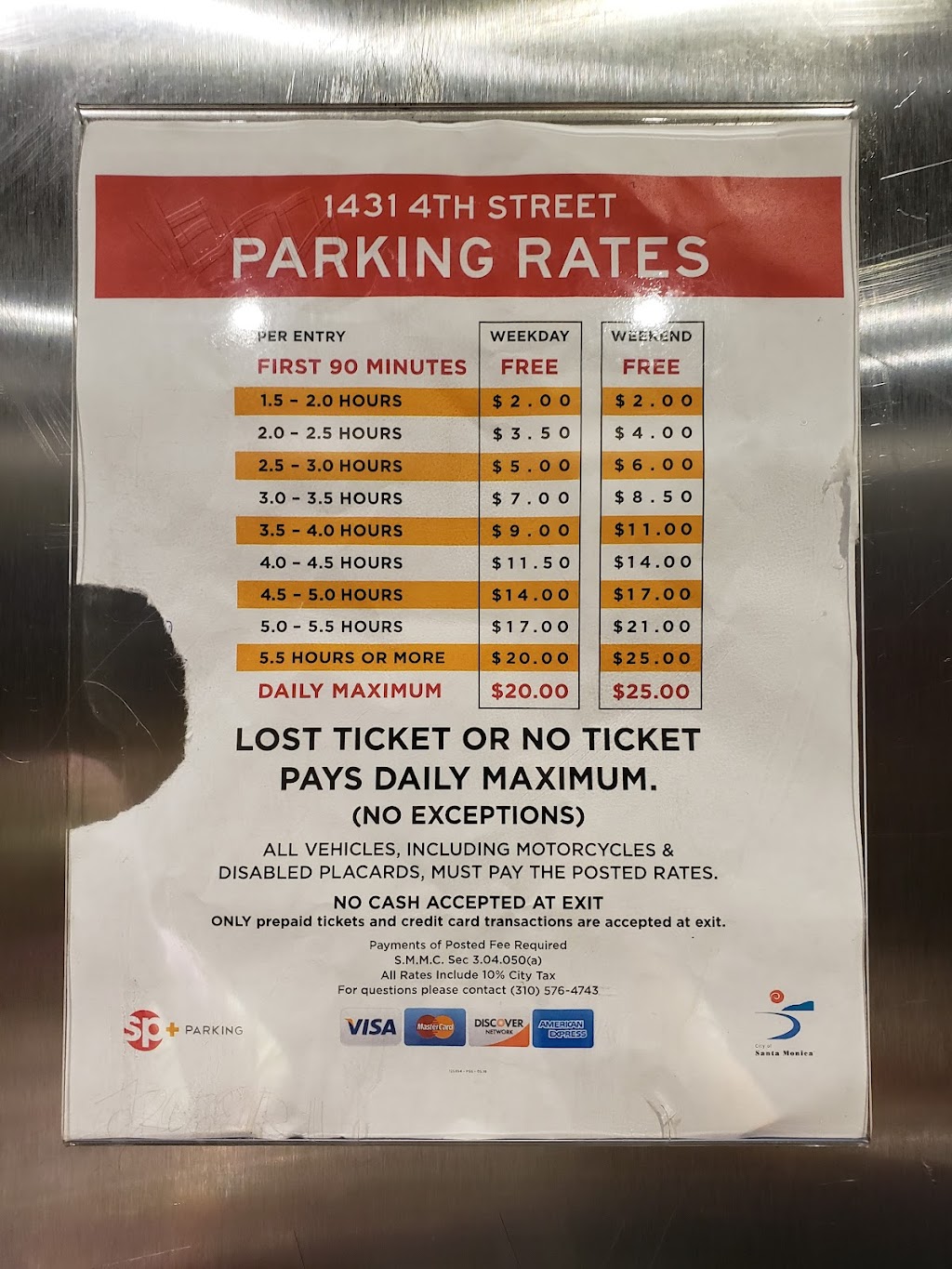 SP+ Parking | 1444 4th St, Santa Monica, CA 90401, USA | Phone: (310) 576-4743