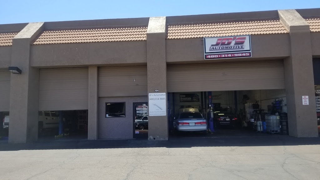 JDs Automotive LLC | 9550 N 90th St Suite C-104, Scottsdale, AZ 85258, USA | Phone: (480) 314-9845