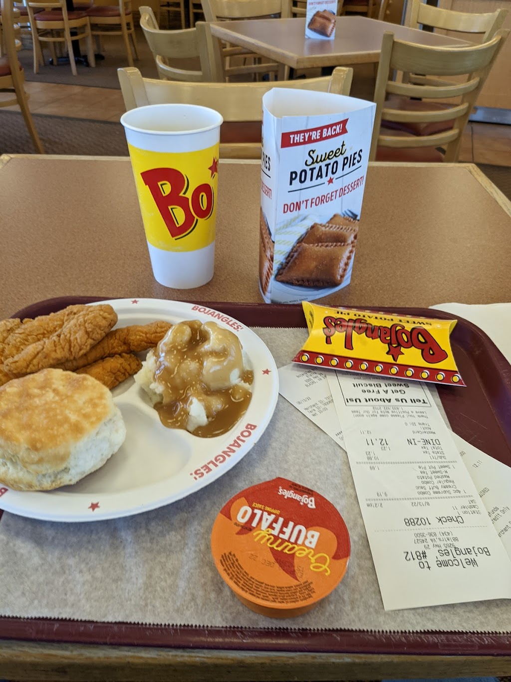 Bojangles | 9265 US-29, Blairs, VA 24527, USA | Phone: (434) 836-3500