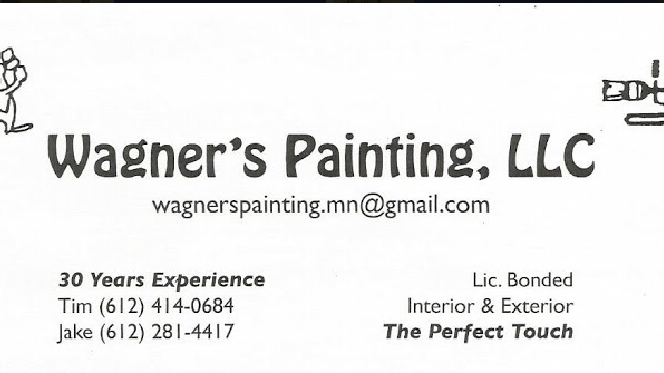 Wagners Painting LLC | 408 Lincoln Ave N, New Prague, MN 56071, USA | Phone: (612) 281-4417