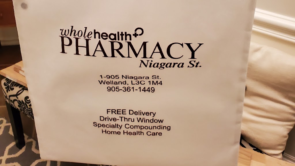 Whole Health Pharmacy Niagara | 905 Niagara St #1, Welland, ON L3C 1M4, Canada | Phone: (905) 361-1449