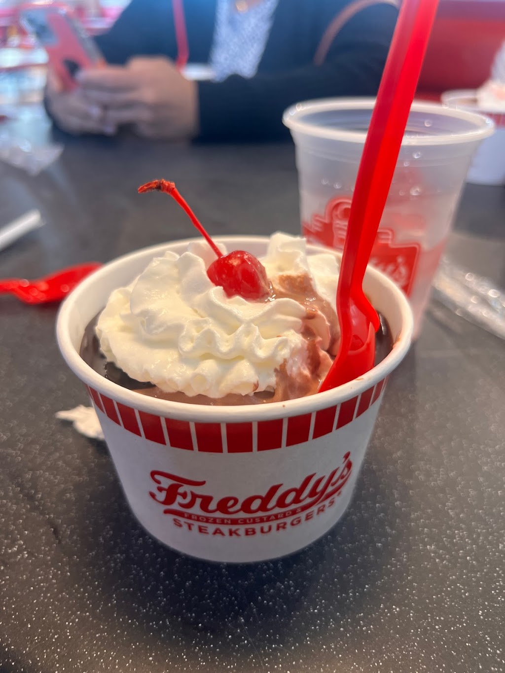 Freddys Frozen Custard & Steakburgers | 2405 Peachtree Pkwy, Cumming, GA 30041, USA | Phone: (470) 297-3376