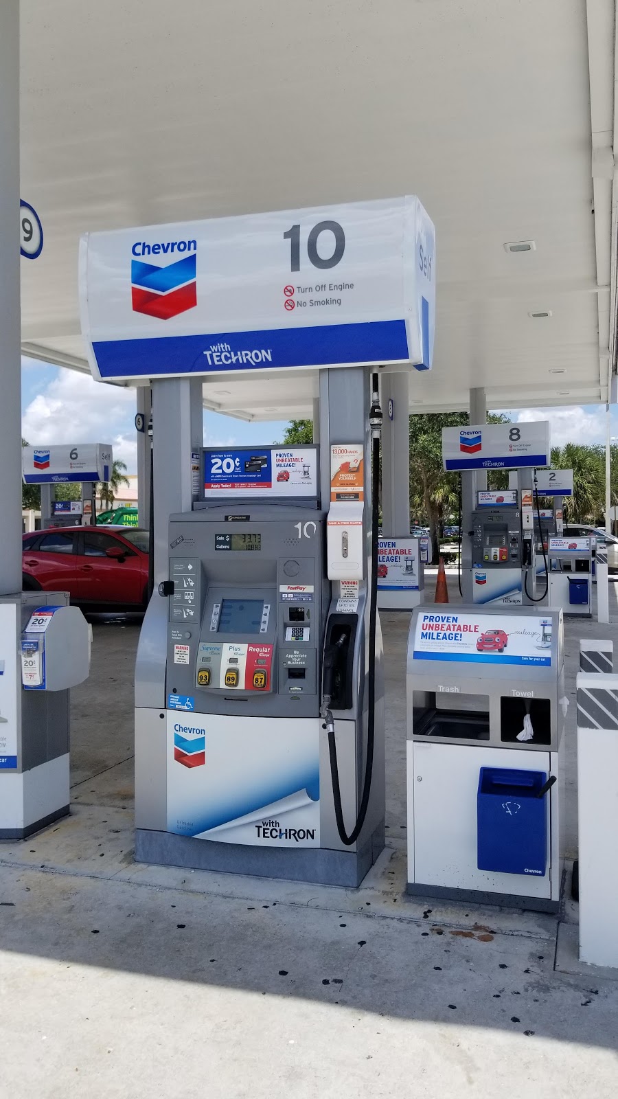 Chevron | 19501 Sheridan St, Southwest Ranches, FL 33332, USA | Phone: (954) 880-0261