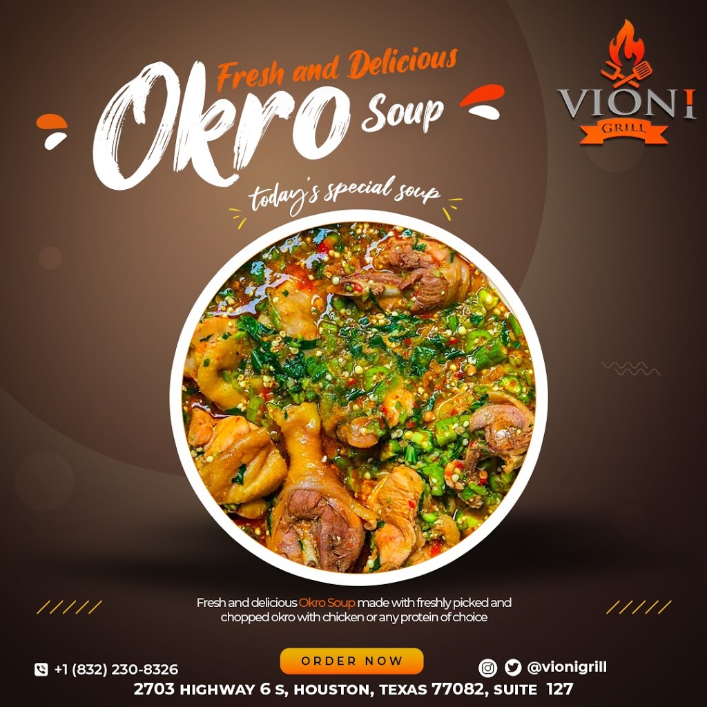 Vioni Grill | 2703 S Texas 6 Suite #127, Houston, TX 77082, USA | Phone: (832) 230-8326