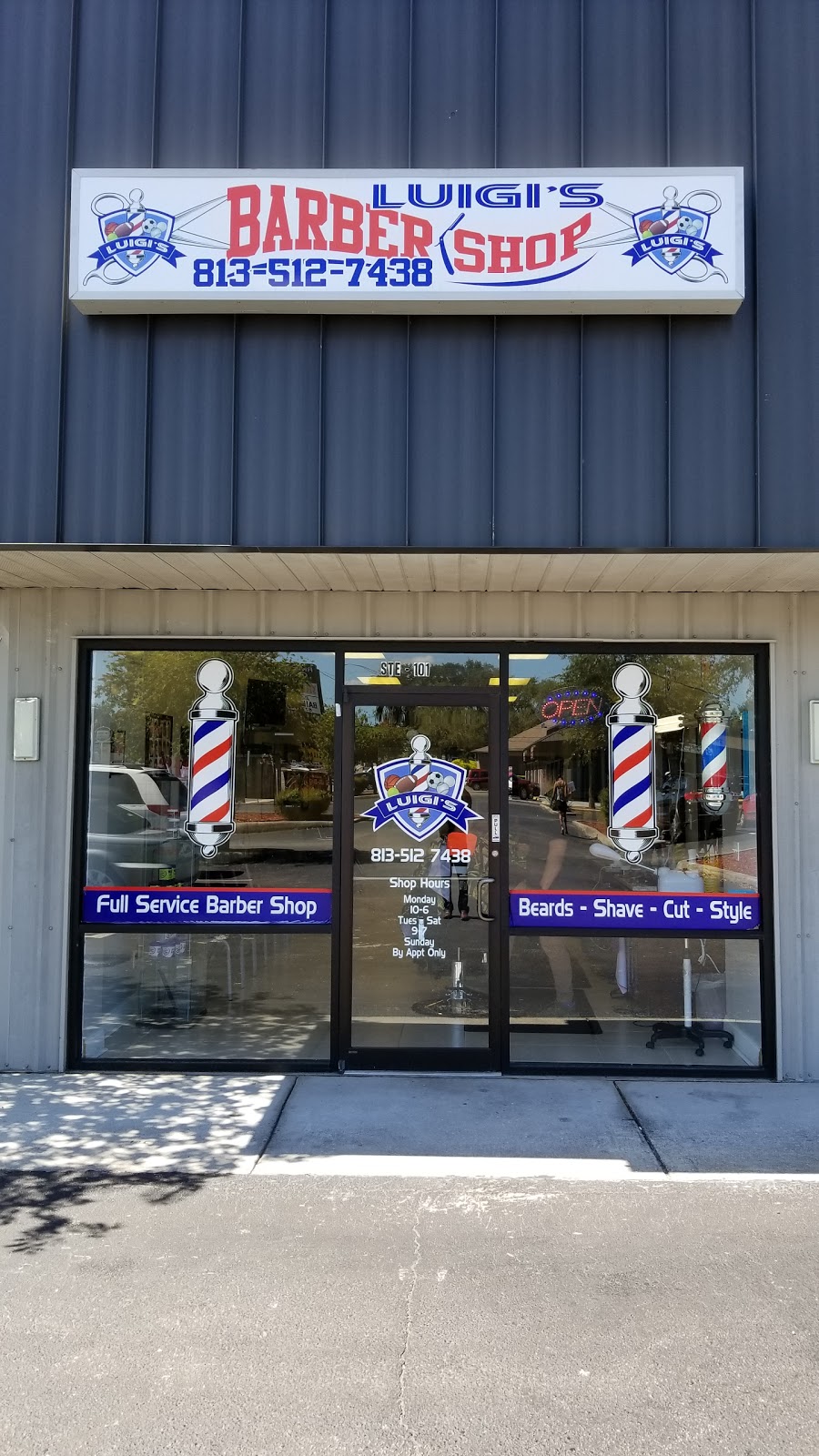 Luigis Barber Shop | S, 7441 US-301 Suite 101, Riverview, FL 33578, USA | Phone: (813) 512-7438