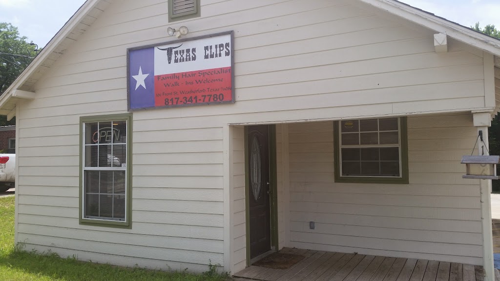 Texas Clips | 106 Front St, Weatherford, TX 76086, USA | Phone: (817) 757-4390