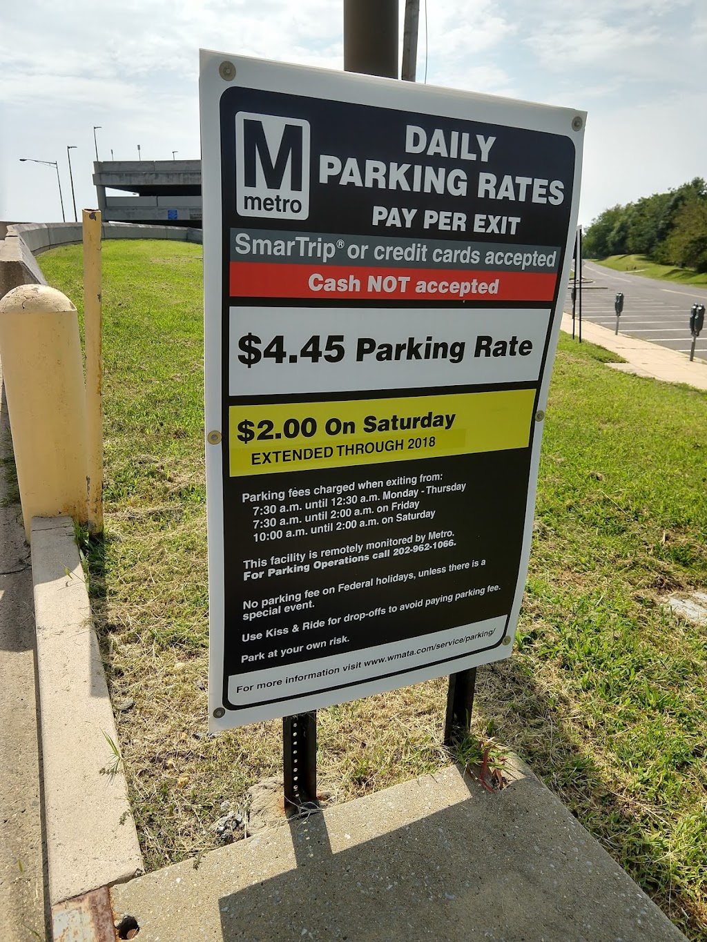 WMATA - Anacostia - Reserved Parking | 894 Howard Rd SE, Washington, DC 20020, USA | Phone: (202) 637-7000