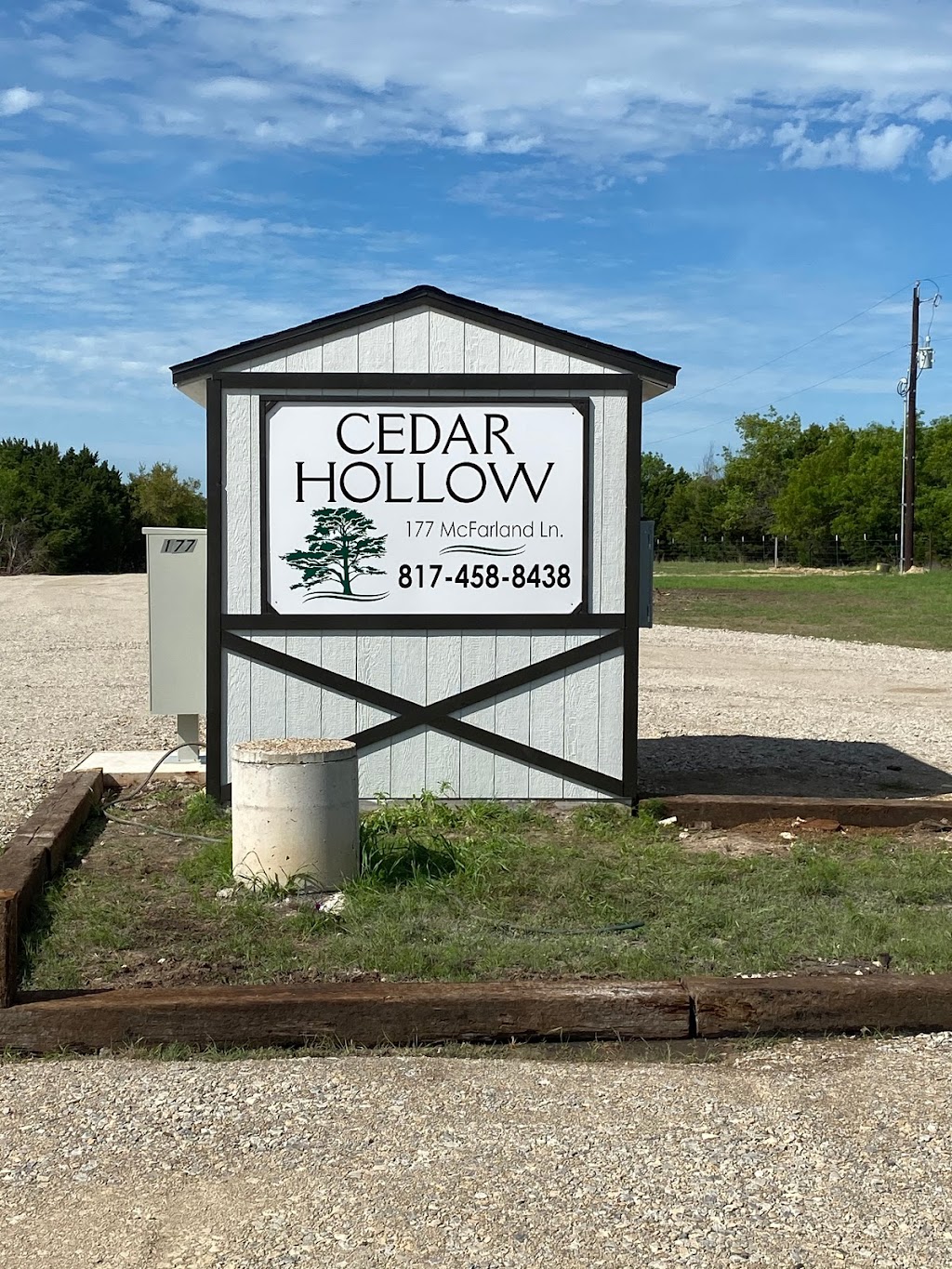 Cedar Hollow RV Park | 177 McFarland Ln, Weatherford, TX 76088, USA | Phone: (817) 458-8438