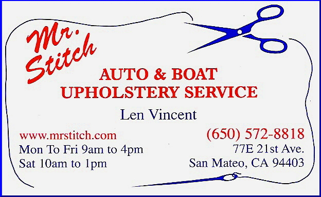 Mr Stitch Auto Upholstery Services | 77East, 77 B 21st Ave, San Mateo, CA 94403, USA | Phone: (650) 572-8818