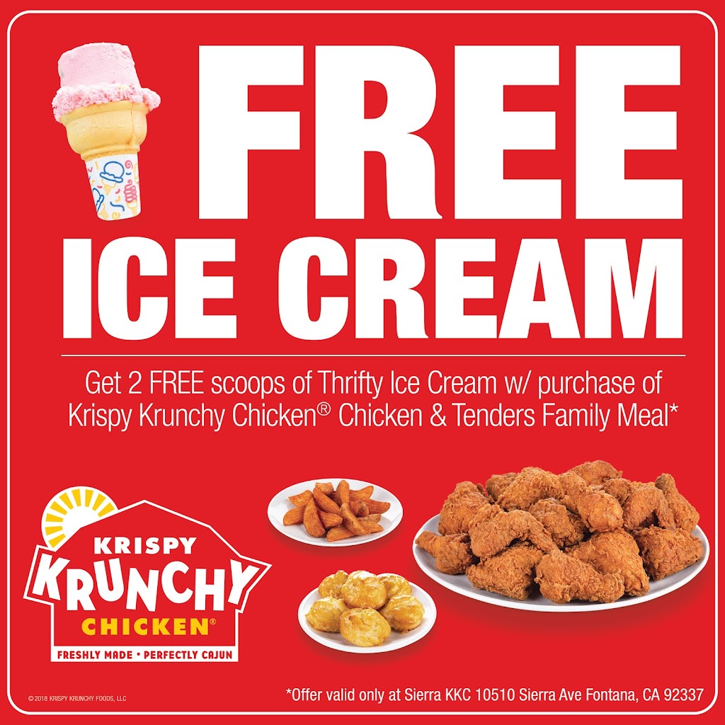 Krispy Krunchy Chicken | 10510 Sierra Ave, Fontana, CA 92337, USA | Phone: (909) 428-8077