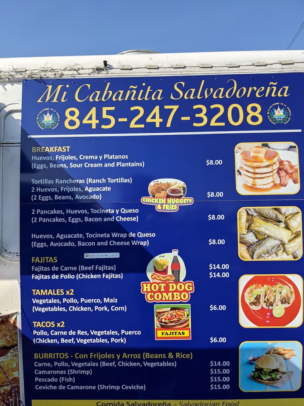 Mi Cabanita Salvadorena | 495 Albany Ave, Kingston, NY 12401, USA | Phone: (845) 247-3208