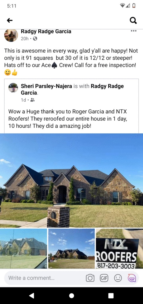 NTX Roofers | 1519 Jacksboro Hwy, Fort Worth, TX 76114 | Phone: (817) 203-3003