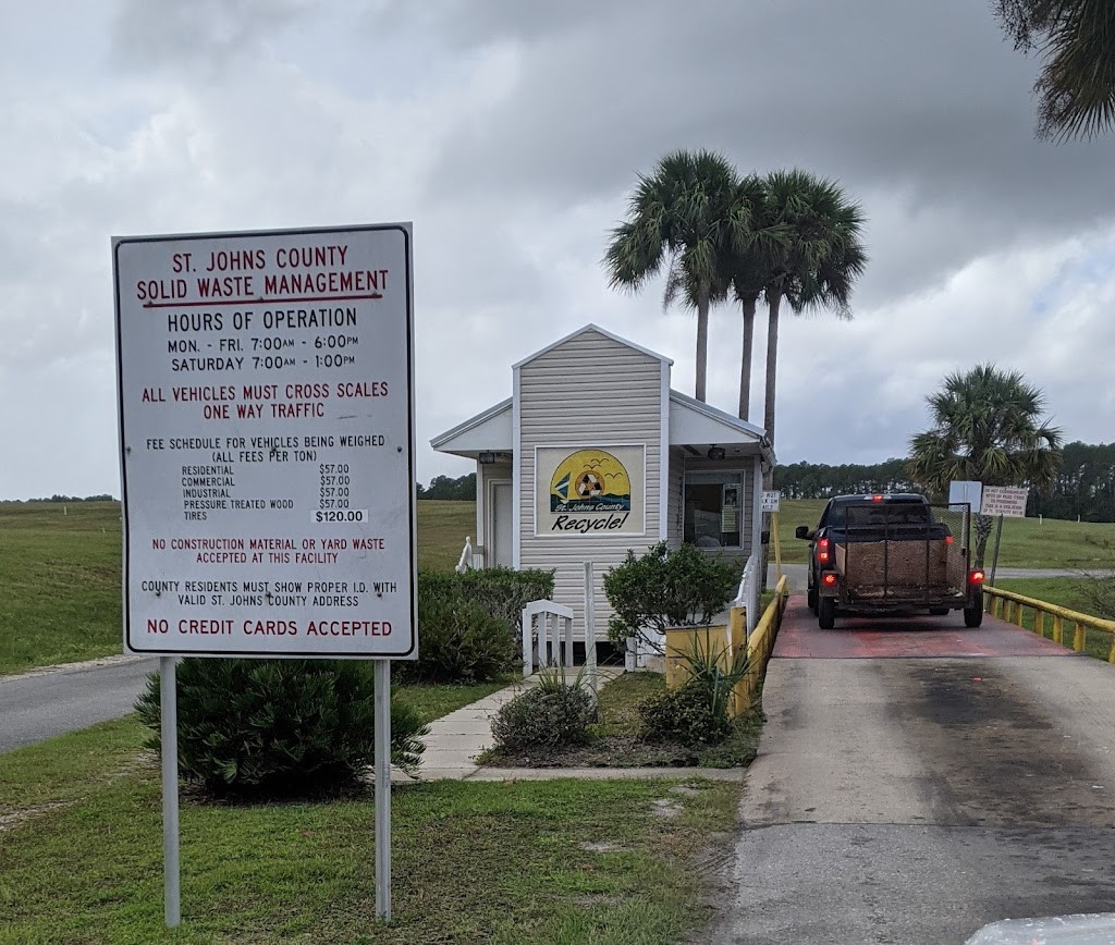 St. Johns County Solid Waste | 3005 Allen Nease Rd, Elkton, FL 32033, USA | Phone: (904) 827-6980