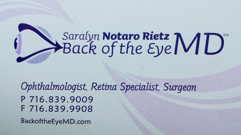 Dr. Saralyn Notaro-Rietz, MD, Back of the Eye | 525 Wheatfield St #15, North Tonawanda, NY 14120, USA | Phone: (716) 839-9009