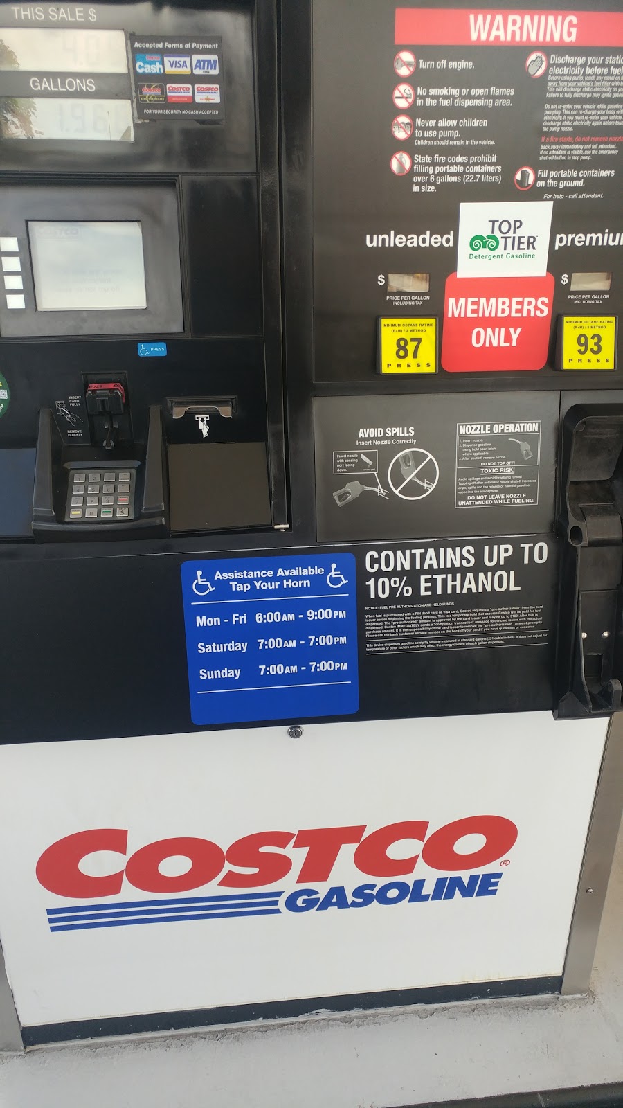 Costco Gas Station | 2655 Gulf to Bay Blvd, Clearwater, FL 33759, USA | Phone: (727) 373-1951