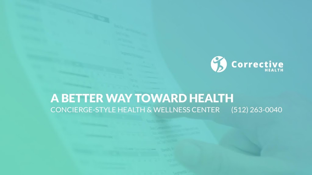 Corrective Health | 11905 Bee Cave Rd STE 110, Austin, TX 78738, USA | Phone: (512) 263-0040