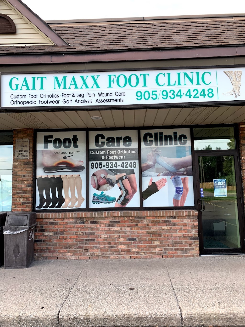 Gait Maxx Foot Clinic & St Catharines Foot Orthotics | 595 Carlton St #7, St. Catharines, ON L2M 4Y2, Canada | Phone: (905) 934-4248