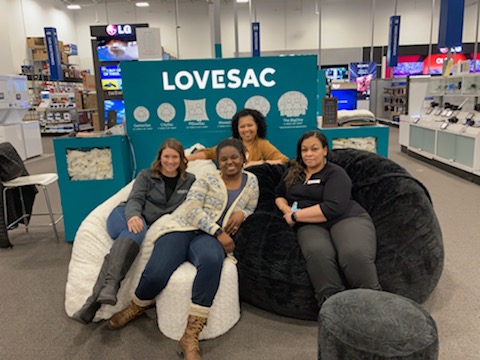 Lovesac in Best Buy Mid Rivers | 5651 S Service Rd, St Peters, MO 63376, USA | Phone: (636) 485-6600