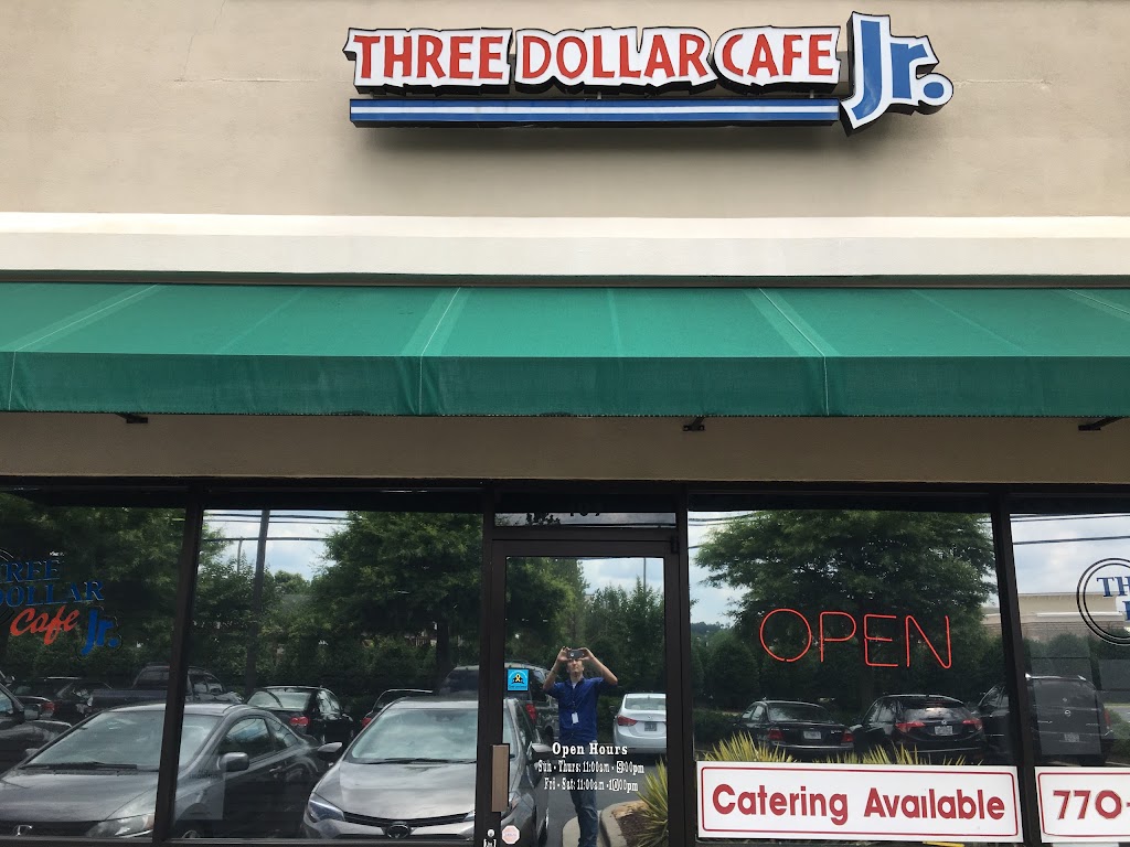Three Dollar Cafe Jr | 3710 Old Milton Pkwy #109, Alpharetta, GA 30005, USA | Phone: (770) 664-7600
