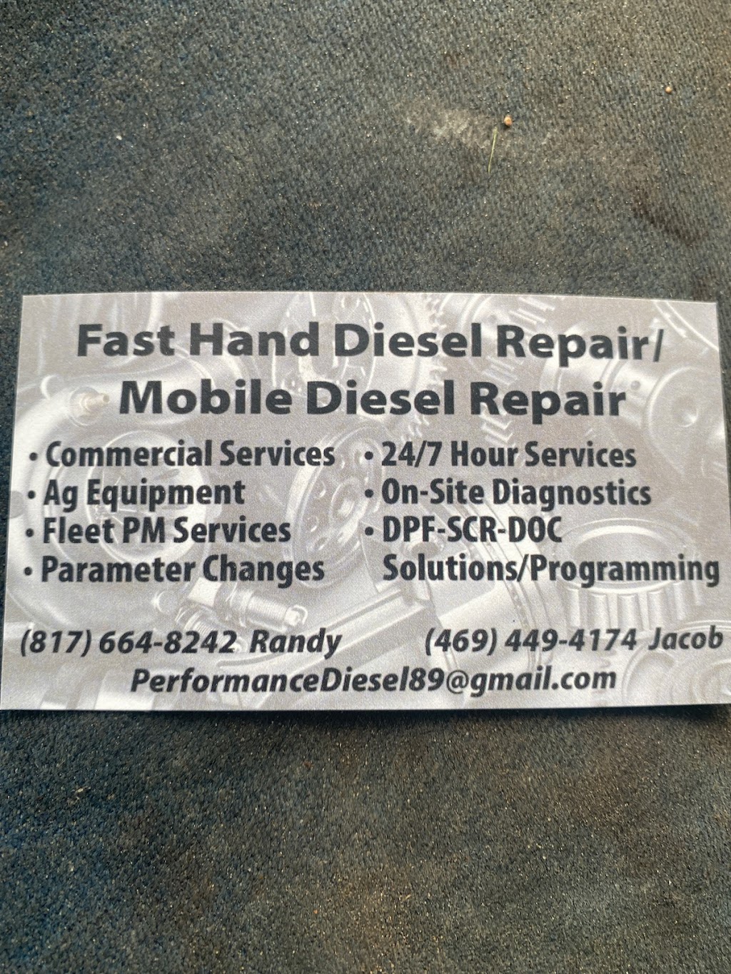 Fast Hand Mobile diesel & Tire repair | Bonnie View Rd, Dallas, TX 75241, USA | Phone: (469) 449-4174