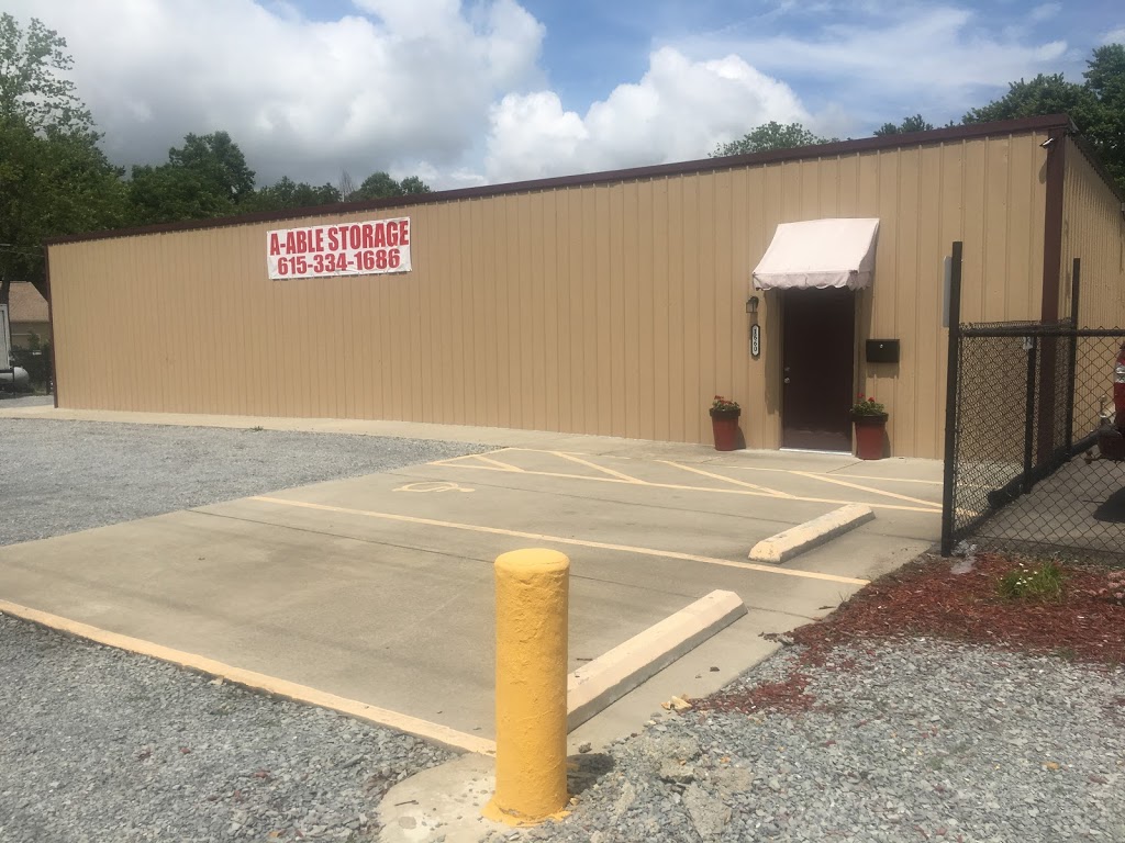A ABLE Storage | 1660 Hwy, US-31W, Goodlettsville, TN 37072, USA | Phone: (615) 334-1686