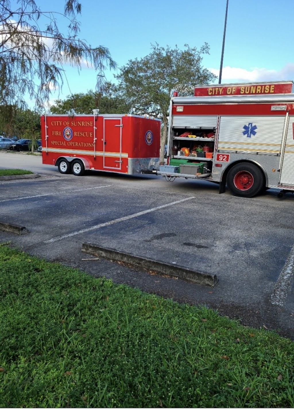 Sunrise Fire-Rescue Department Administration | 10440 W Oakland Park Blvd, Sunrise, FL 33351, USA | Phone: (954) 746-3400