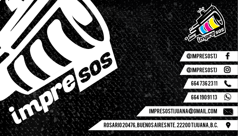 IMPRES.O.S | Rosario 20476, Buenos Aires Nte., 22200 Tijuana, B.C., Mexico | Phone: 664 736 2311