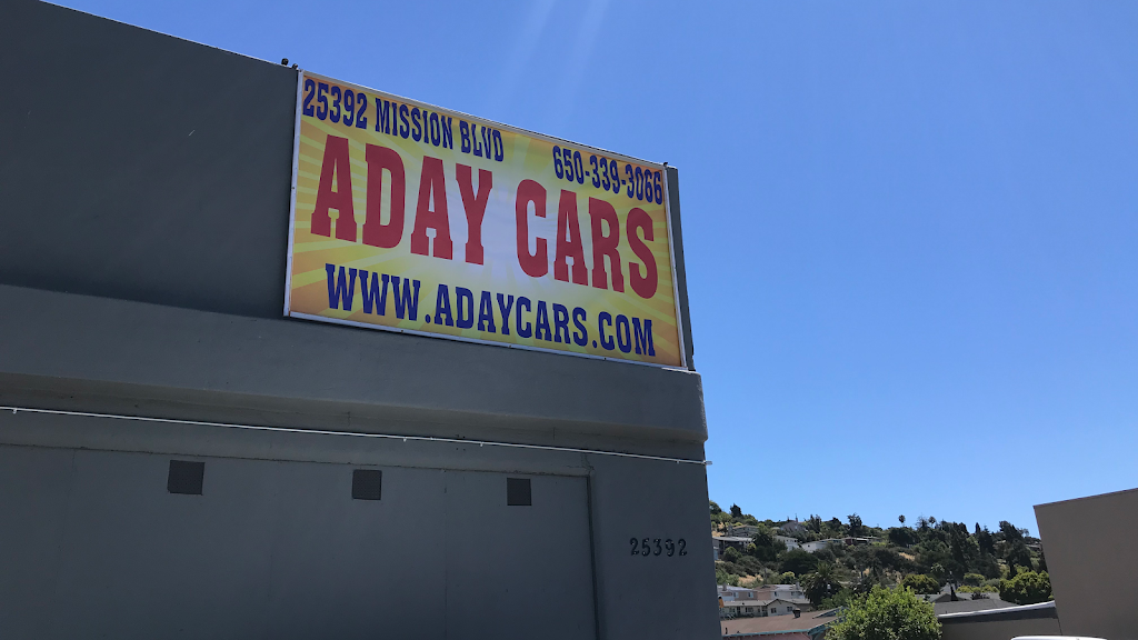 ADAY CARS | 25392 Mission Blvd, Hayward, CA 94544, USA | Phone: (650) 459-5865