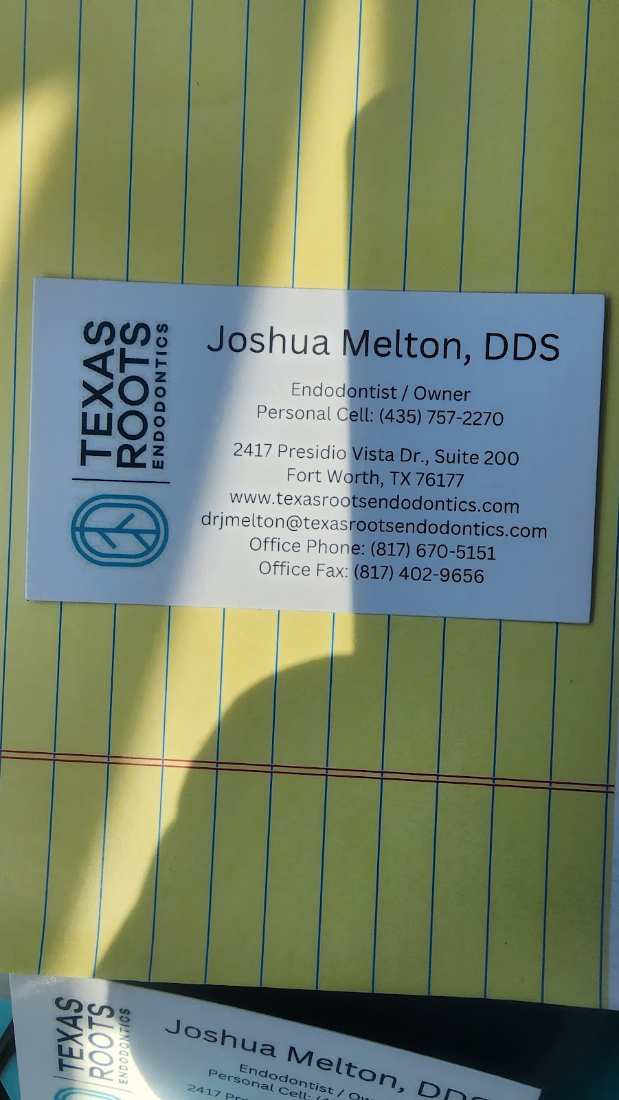 Texas Roots Endodontics | 2417 Presidio Vista Dr Suite 200, Fort Worth, TX 76177, USA | Phone: (817) 670-5151