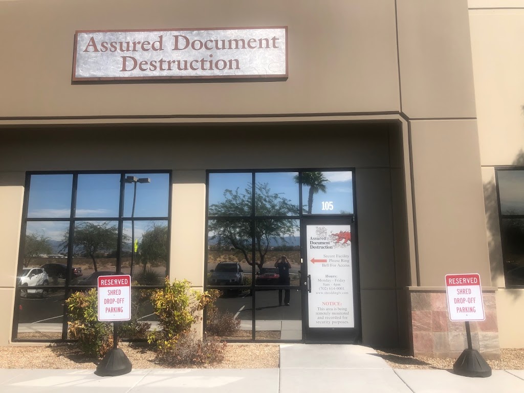 Assured Document Destruction, Inc. | 8050 Arville St #105, Las Vegas, NV 89139, USA | Phone: (702) 614-0001