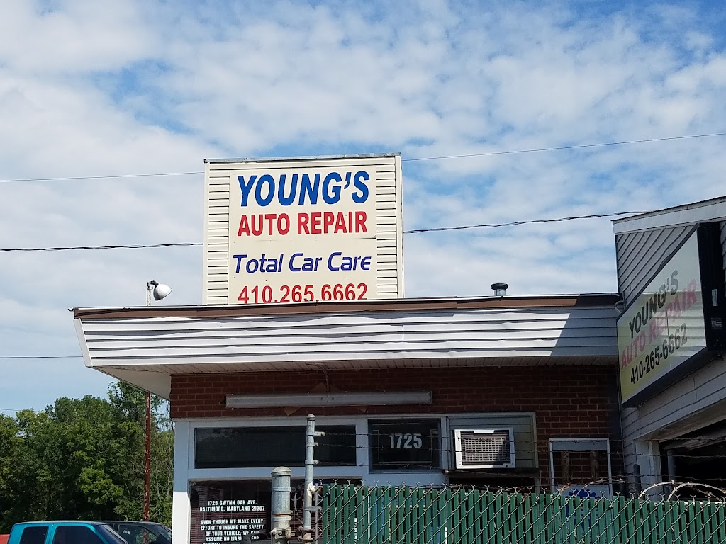 Youngs Auto Repair | 1725 Gwynn Oak Ave, Woodlawn, MD 21207, USA | Phone: (410) 265-6662