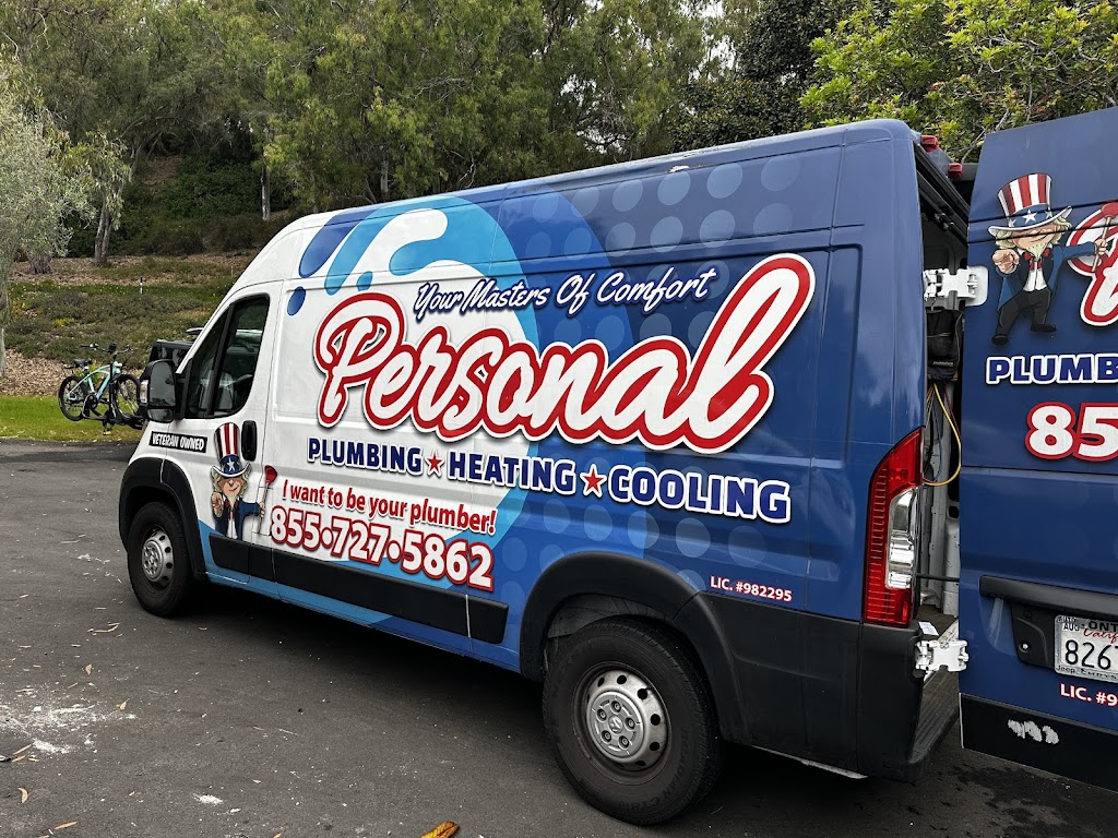 Personal Plumbing Heating & Air Conditioning | 110 Copperwood Way O, Oceanside, CA 92058, USA | Phone: (760) 466-5672