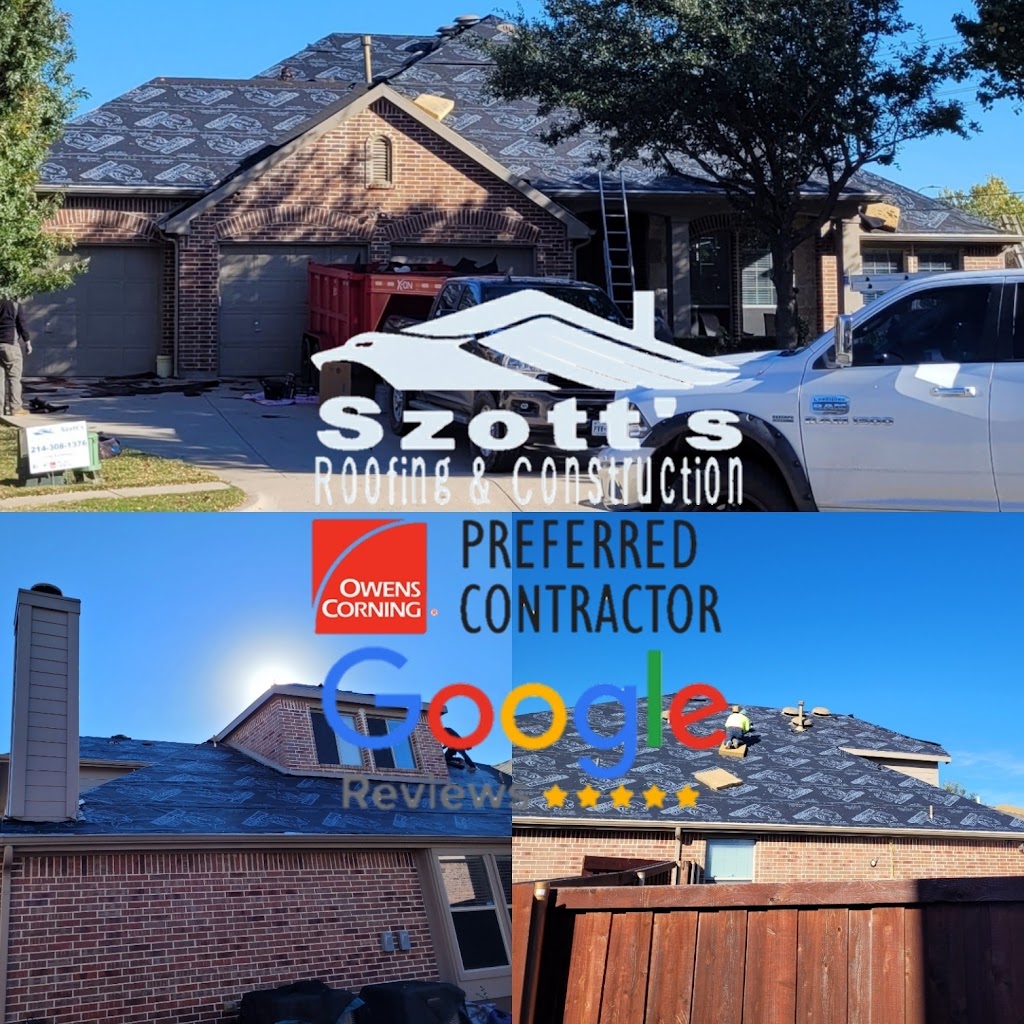 Szotts Roofing | 7548 Preston Rd Ste 141-1032, Frisco, TX 75034, USA | Phone: (214) 308-1376