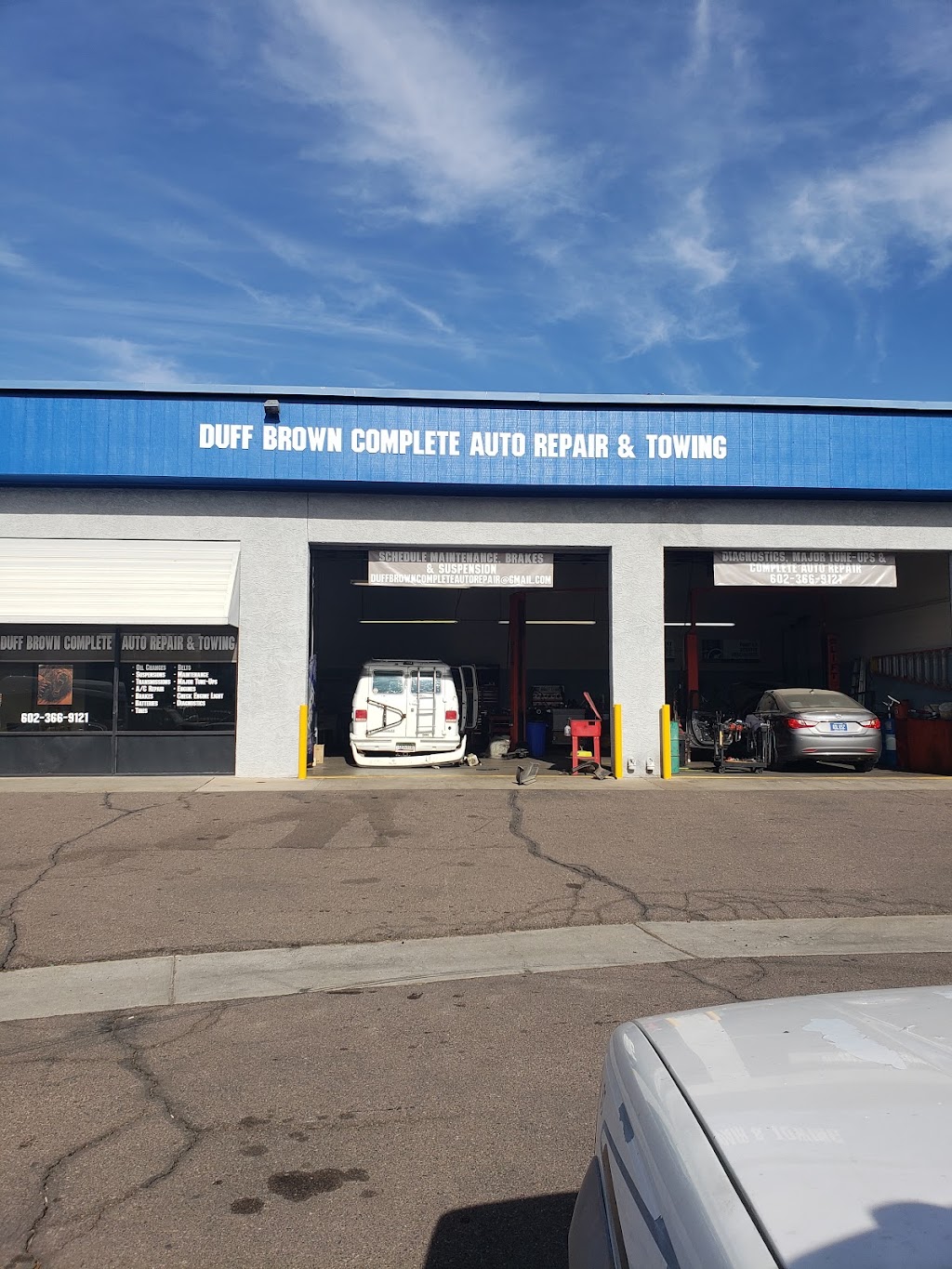 Duff Brown Complete Auto Repair & Towing | 8824 N Black Cyn Hwy ste #2, Phoenix, AZ 85051, USA | Phone: (602) 366-9121