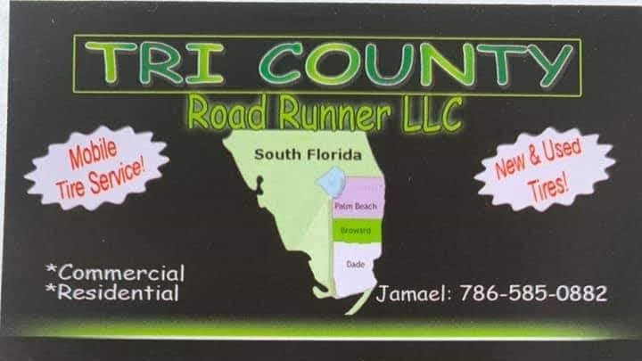 Tri County Mobile Truck Tire Repair | 1020 SW 46th Ave apt 202, Pompano Beach, FL 33069, USA | Phone: (786) 585-0882