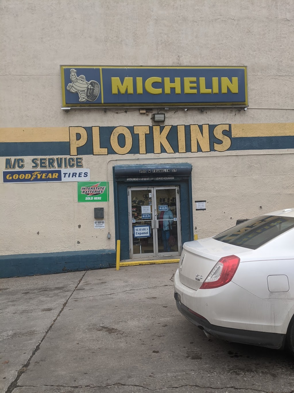 Plotkins of Franklin Street Inc | 600 W Franklin St, Baltimore, MD 21201, USA | Phone: (410) 728-5533