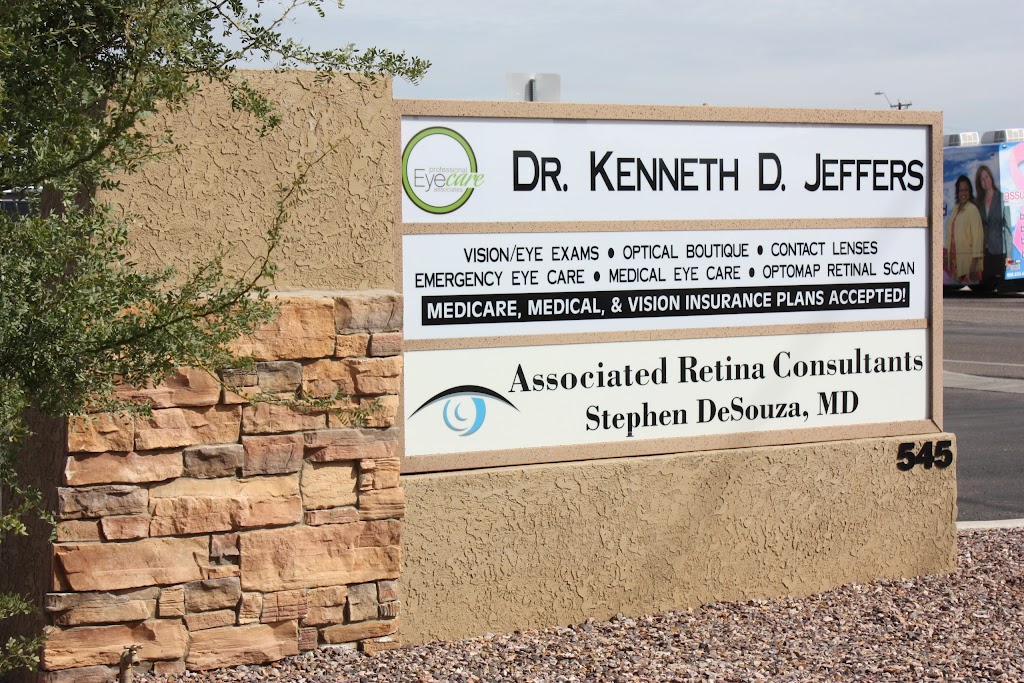 Professional Eye Care Associates | 545 N Peart Rd, Casa Grande, AZ 85122 | Phone: (520) 316-5590
