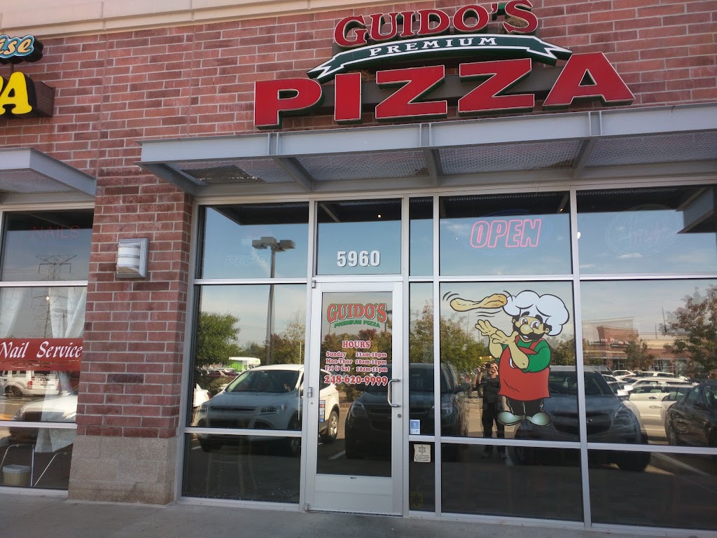 Guidos Premium Pizza Clarkston | 5960 Sashabaw Rd, City of the Village of Clarkston, MI 48346, USA | Phone: (248) 620-9999