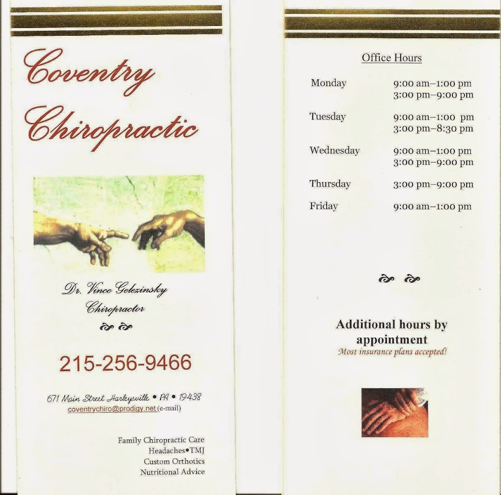 Coventry Chiropractic, Vince Gelezinsky D.C. | 220 N Main St, Souderton, PA 18964 | Phone: (215) 723-9166