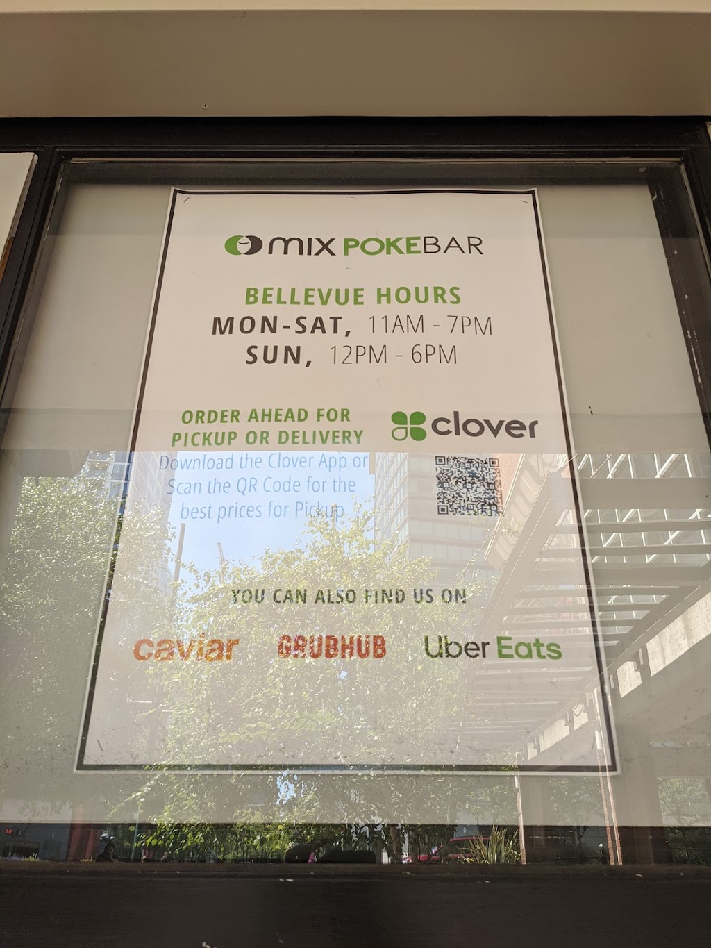 MIX Poke Bar | 403 Bellevue Square, Bellevue, WA 98004, USA | Phone: (425) 454-2217