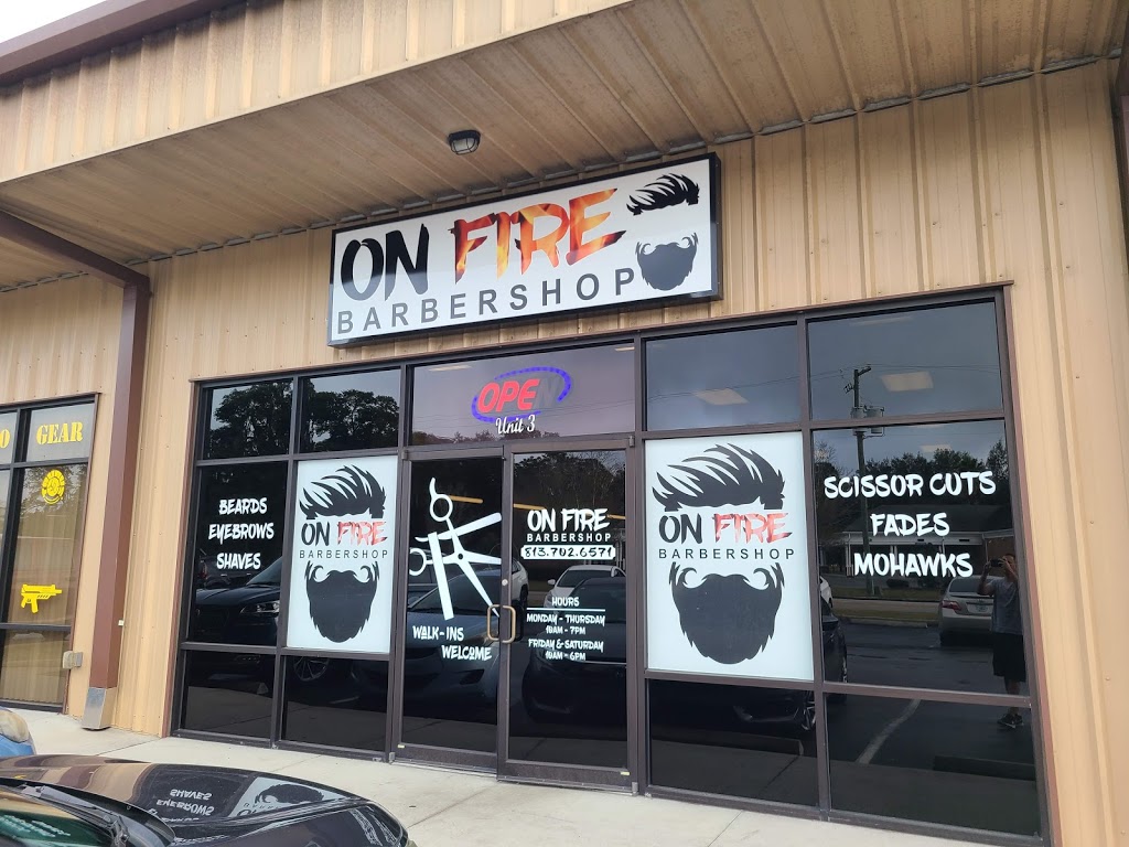 On Fire Barbershop | 6520 Fort King Rd Unit 3, Zephyrhills, FL 33542, USA | Phone: (813) 702-6571