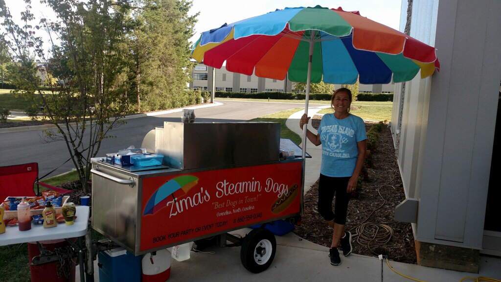 Zimas Steamin Dogs | 20930 Lakeview Cir, Cornelius, NC 28031, USA | Phone: (860) 559-0348